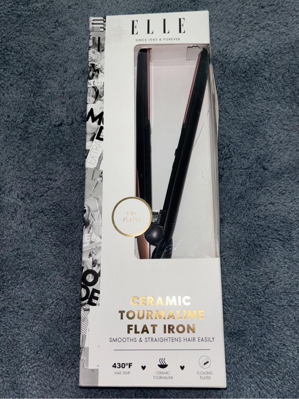 NIB! Elle 1in plates flat iron